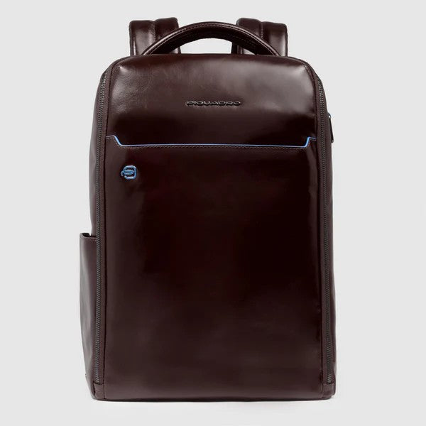 Piquadro zaino in pelle "Blue Square" Marrone CA6858B2.MO