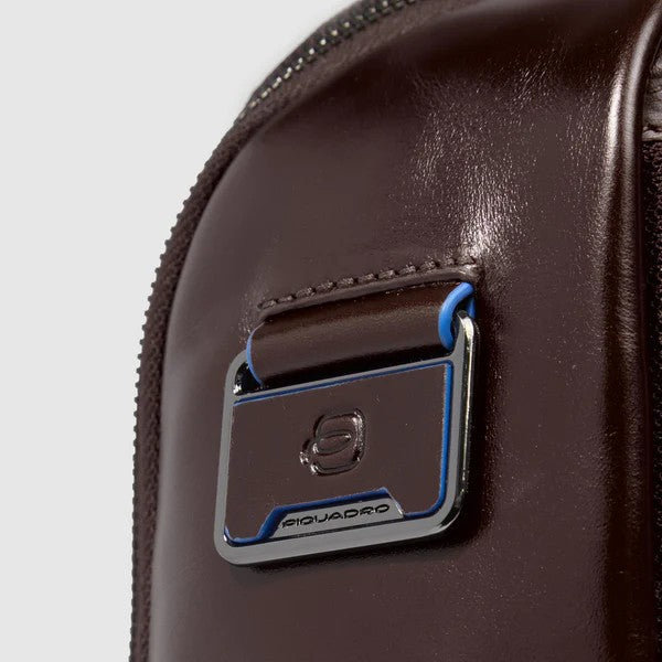 Piquadro zaino in pelle "Blue Square" Marrone CA6858B2.MO