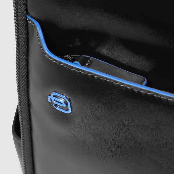 Piquadro zaino in pelle "Blue Square" Nero CA6858B2.N