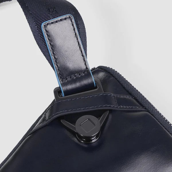 Piquadro marsupio in pelle "Blue Square" CA6897B2.BLU2