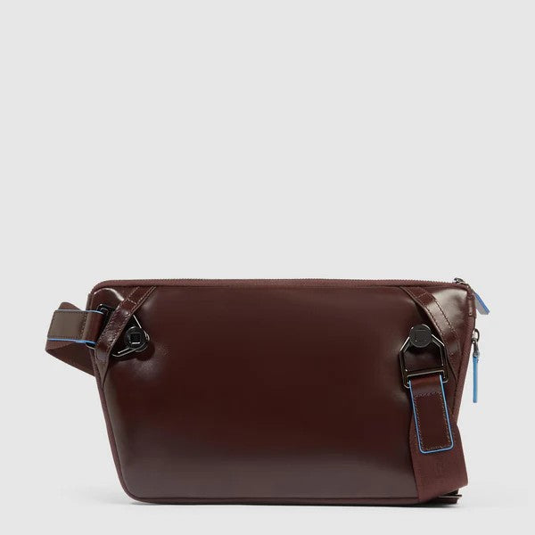 Piquadro marsupio in pelle "Blue Square" Marrone CA6897B2.MO