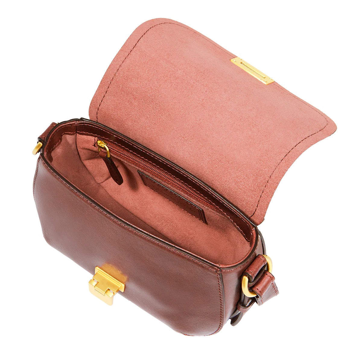 The Bridge borsa a tracolla in pelle "Federica" Marrone 04210401.14