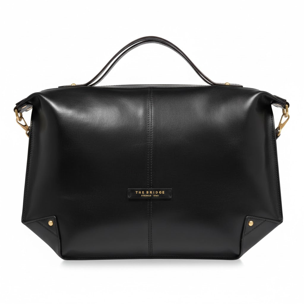 The Bridge borsa a mano in pelle "Icons" Nero 04291501.30