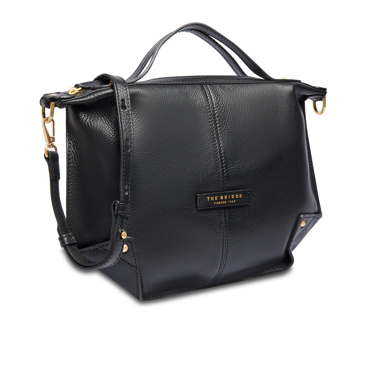 The Bridge borsa a mano in pelle "Icons" Nero 043006D3.30