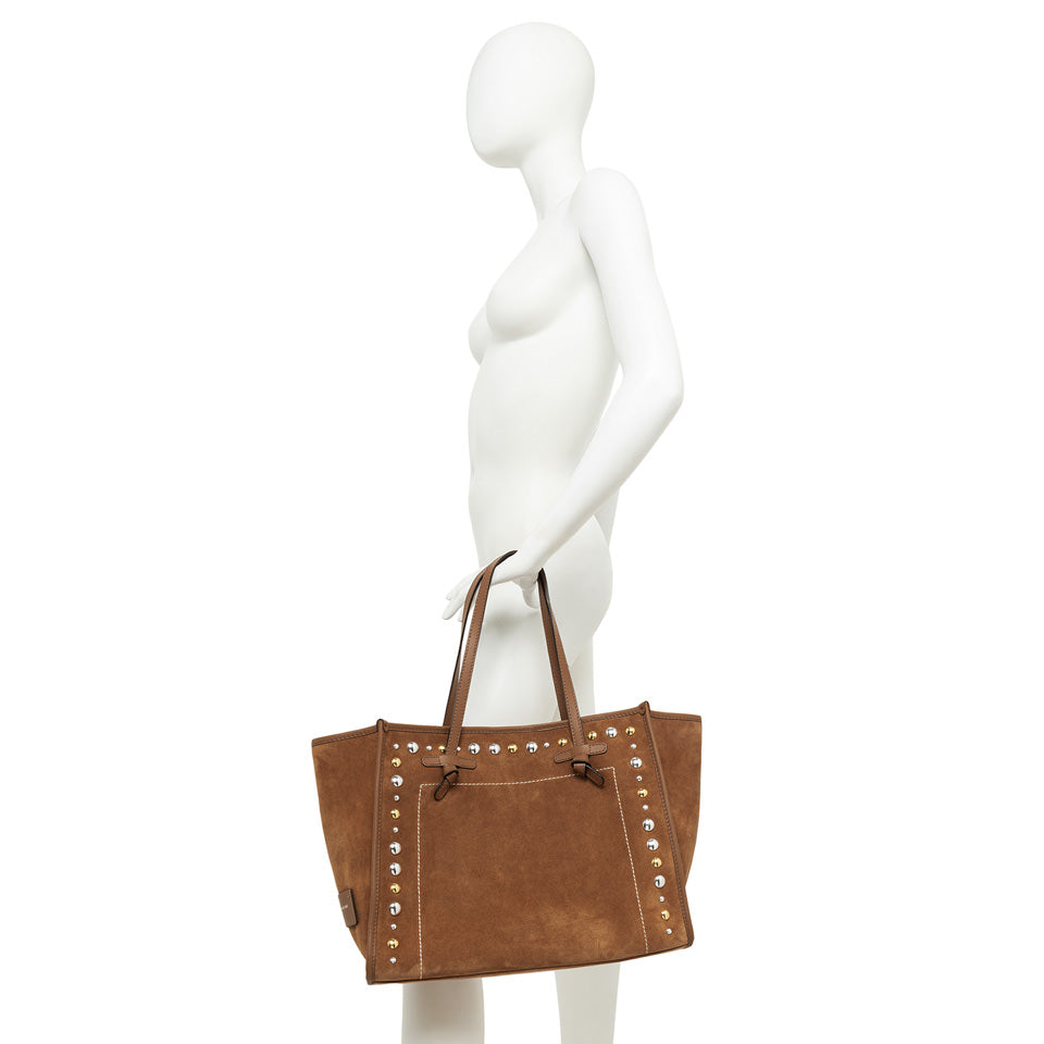 Gianni Chiarini borsa shopping in camoscio "Marcella" Cuoio BS12400 TNGR.1478 CARAMEL