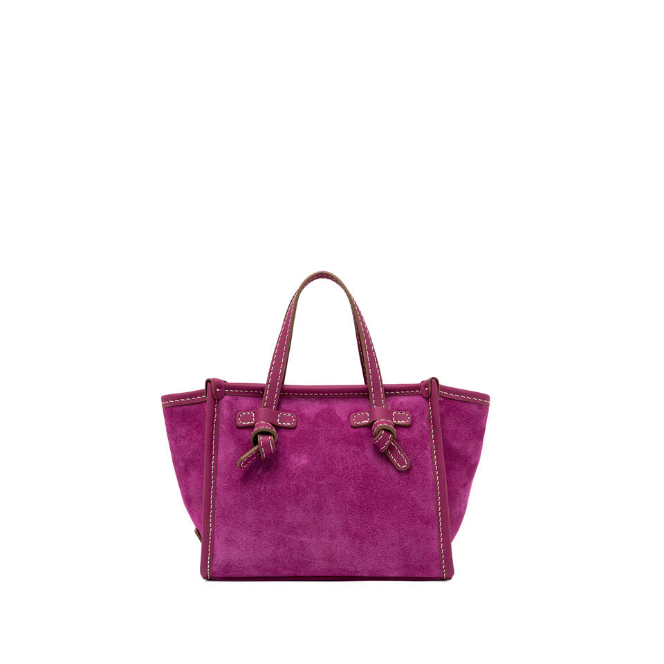 Gianni Chiarini borsa a mano in camoscio "Miss Marcella" Fucsia BS8065CM-PL.14364 DESERT FLOWE