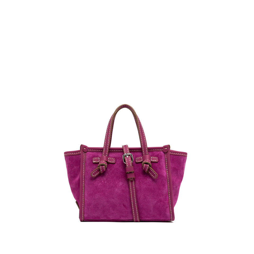 Gianni Chiarini borsa a mano in camoscio "Miss Marcella" Fucsia BS8065CM-PL.14364 DESERT FLOWE