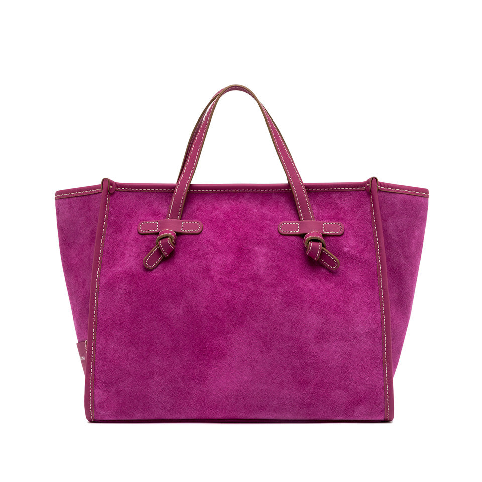Gianni Chiarini borsa a mano in camoscio "Miss Marcella 32" Fucsia BS9762CM-PL.14364 DESERT FLOWE