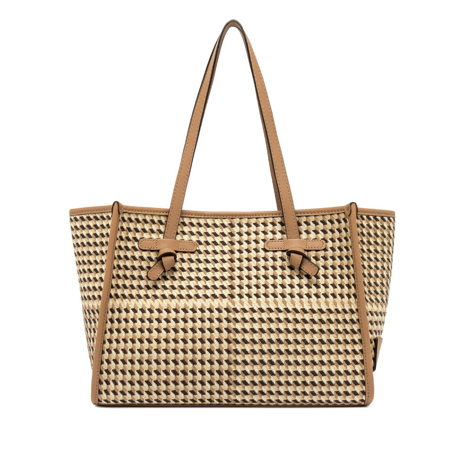 Gianni Chiarini borsa shopping in tessuto e pelle "Marcella" Multicolor BS6849COMM MSQ.14509 TESTA MOR