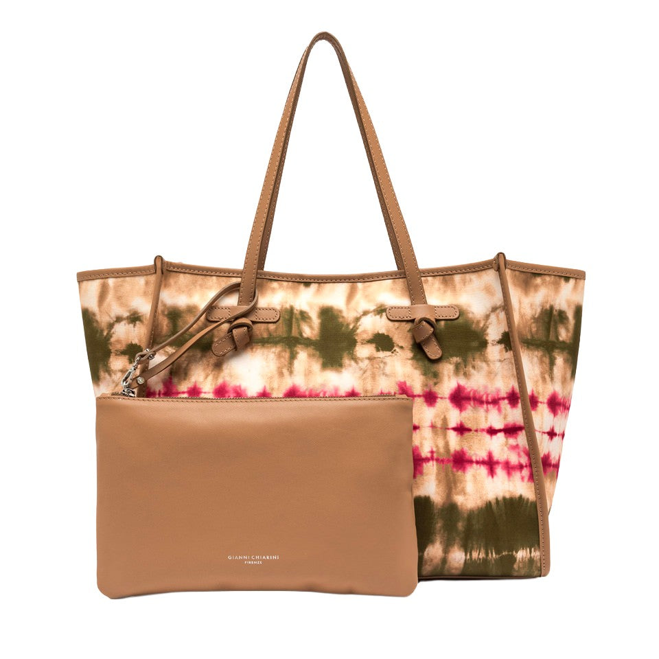 Gianni Chiarini borsa shopping in tessuto e pelle "Marcella" Multicolor BS6850COMM FEZ.14545 VAR CLAY