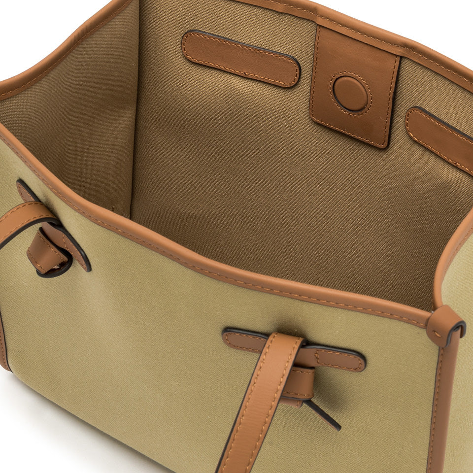 Gianni Chiarini borsa shopping in tessuto e pelle "Marcella" Verde BS6849COMM CNV-SE.14413 TAIGA