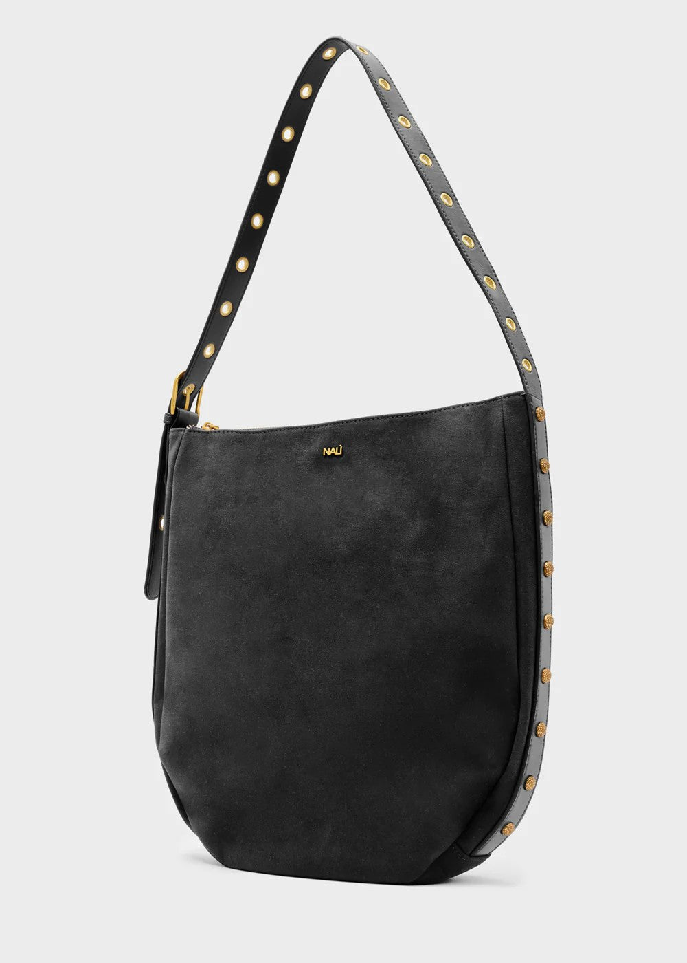 Nalì borsa a spalla in ecopelle "Joanne" Nero MHBS0050.NERO