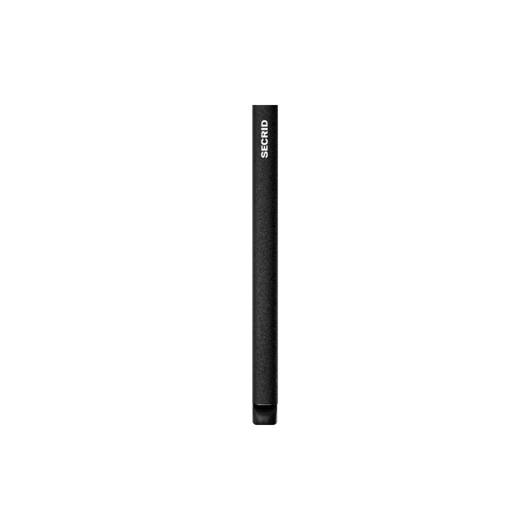 Secrid porta carte di credito in alluminio "Cardprotector Powder" Nero CP.BLACK