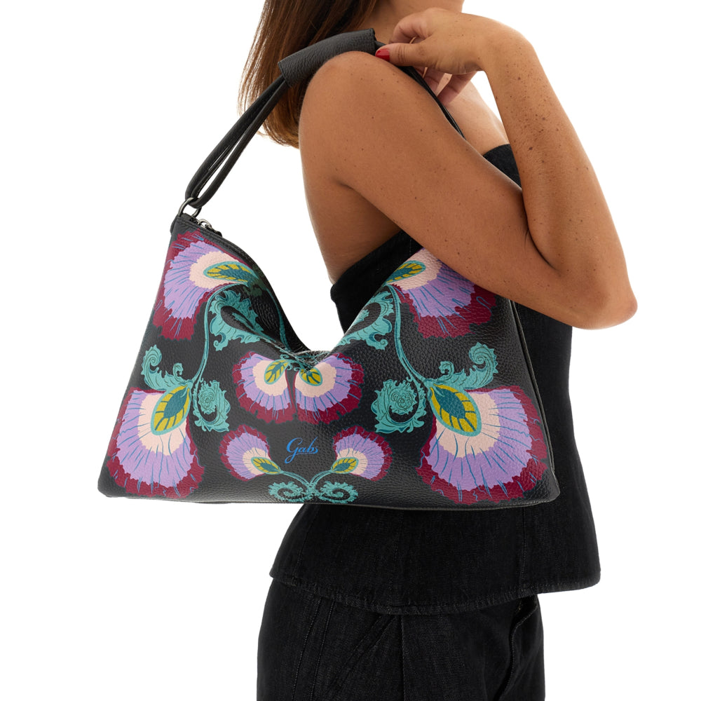 Gabs borsa a spalla in pelle "Beyonce EW TG L" Multicolor 2100T3/3017.0789 LAVA PEONIA