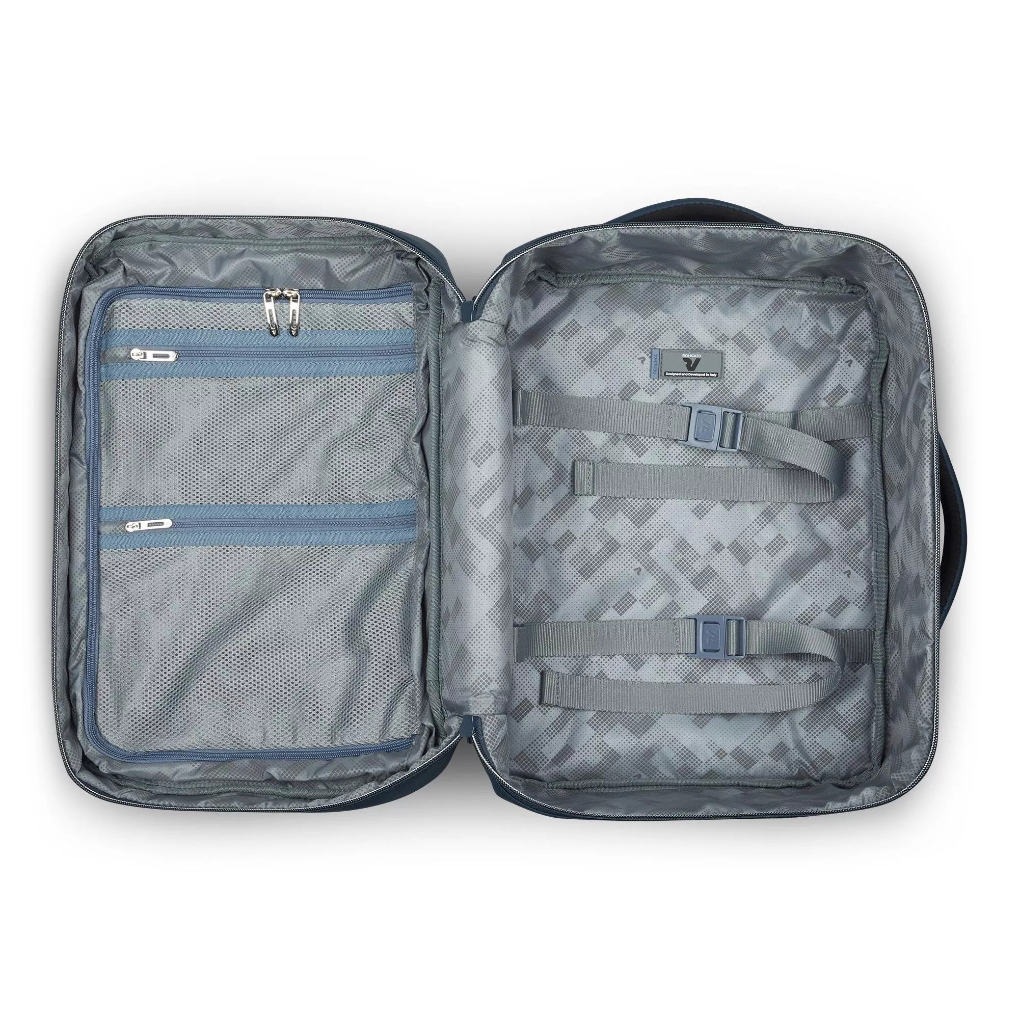 Roncato zaino cabina in tessuto "Wanderline" Blu 414742.23 NOTTE