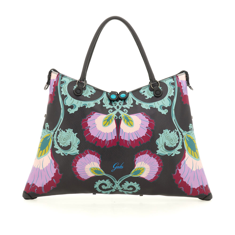 Gabs borsa shopping in pelle "Thamara Plus TG L" Multicolor 193T3/3017.0789 LAVA PEONIA