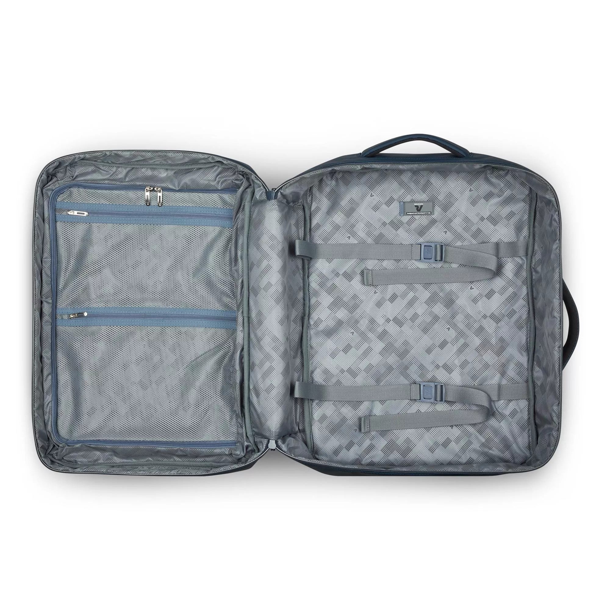 Roncato zaino cabina in tessuto "Wanderline" Blu 414740.23 NOTTE