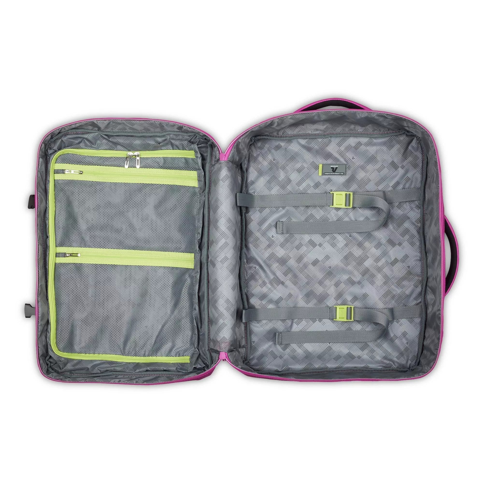 Roncato zaino cabina in tessuto "Wanderline" Fucsia 414740.49