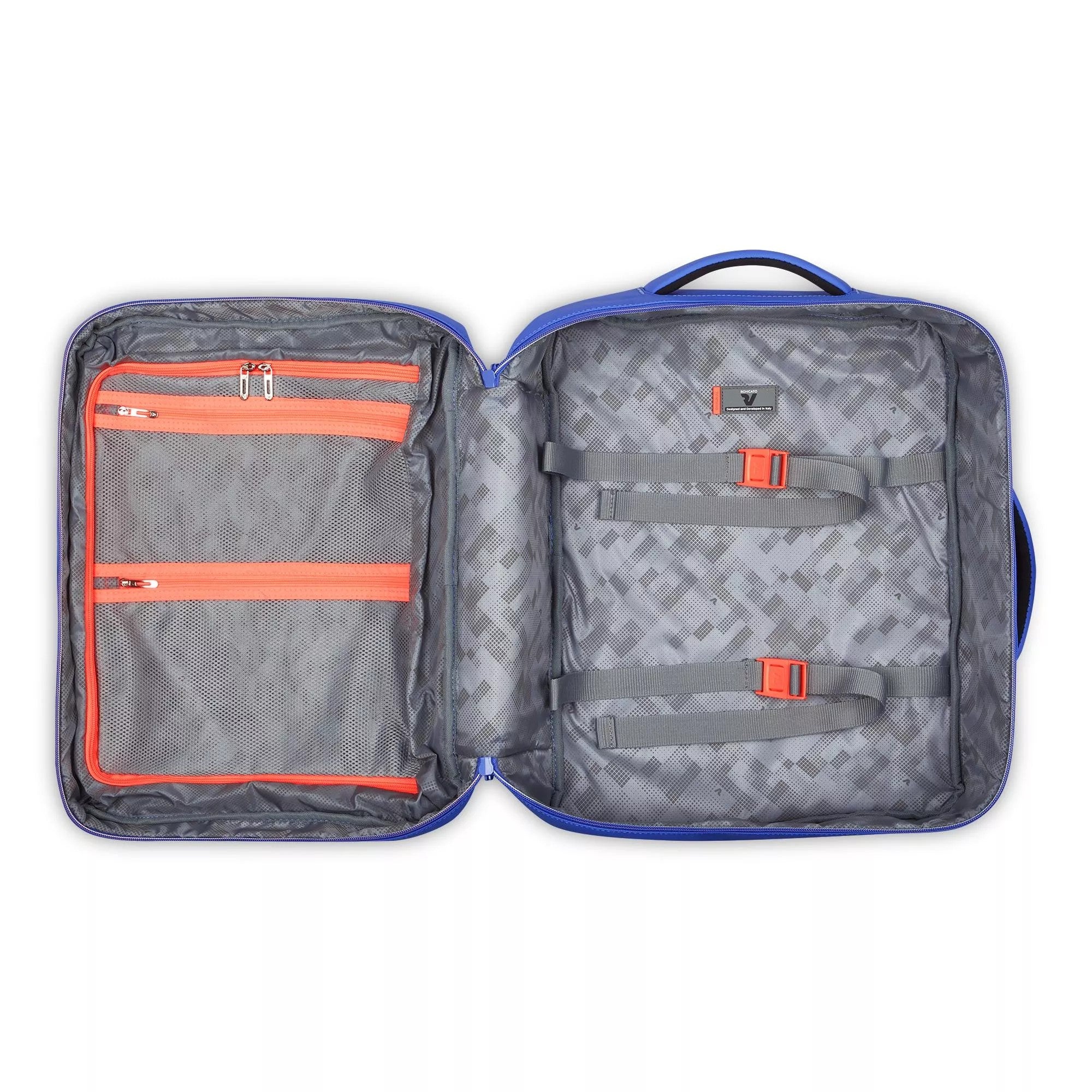 Roncato zaino cabina in tessuto "Wanderline" Blu elettrico 414741.2929 ULTRAVIOLET