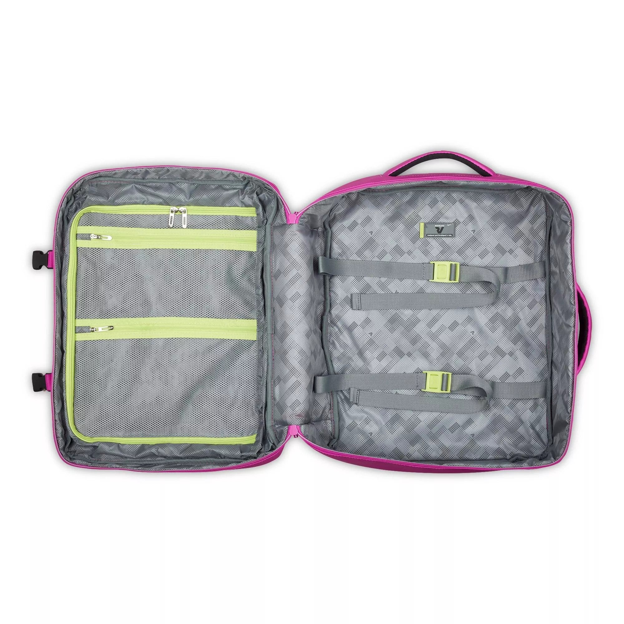 Roncato zaino cabina in tessuto "Wanderline" Fucsia 414741.49
