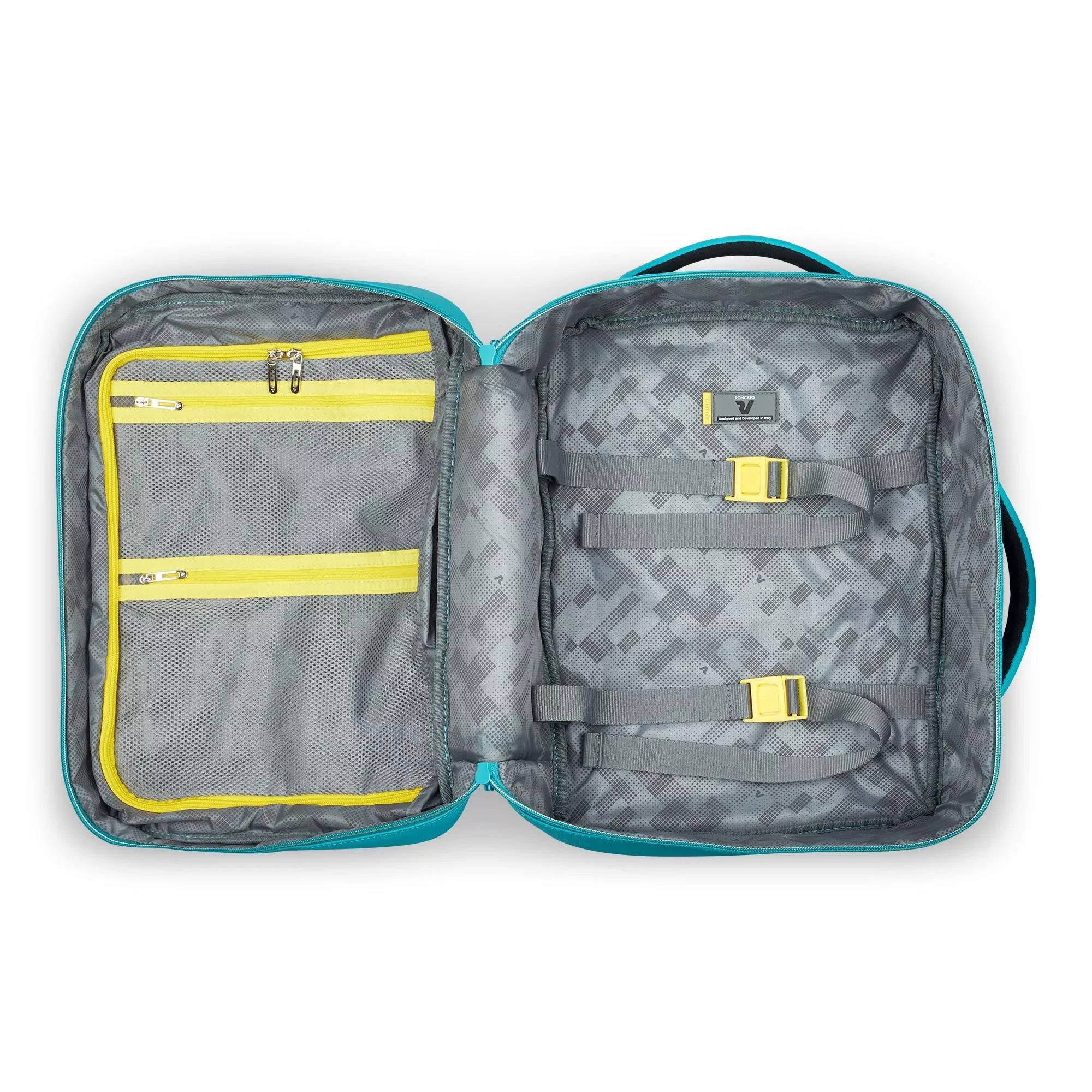 Roncato zaino cabina in tessuto "Wanderline" Verde acqua 414742.68 TURCHESE