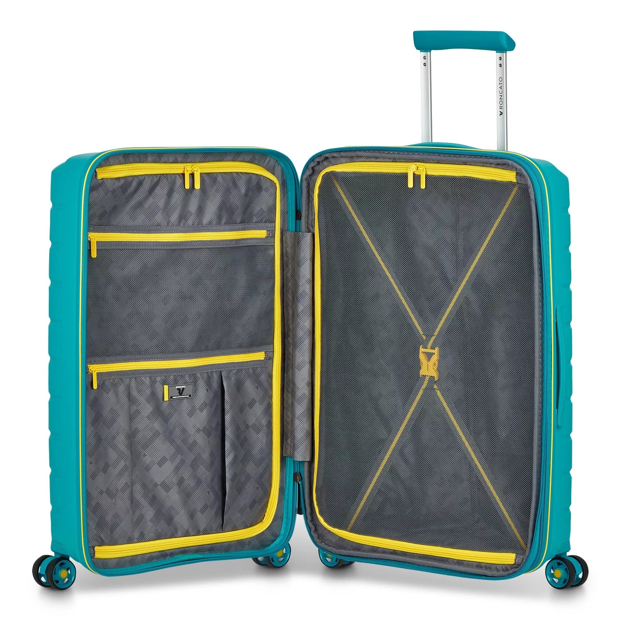 Roncato trolley medio in polipropilene "B-Flying" Verde acqua 418182.68 TURCHESE