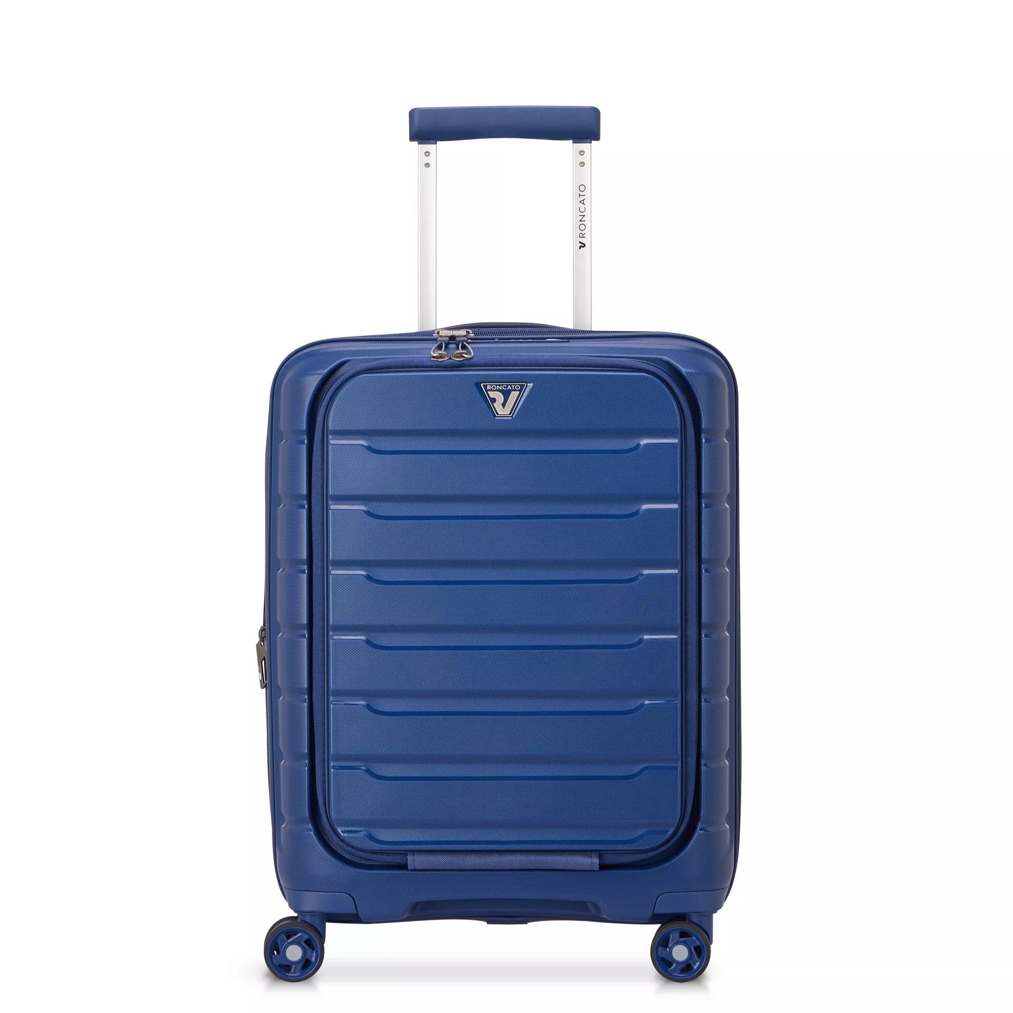 Roncato trolley cabina in polipropilene con porta pc "B-Flying" Blu 418184.23 NOTTE