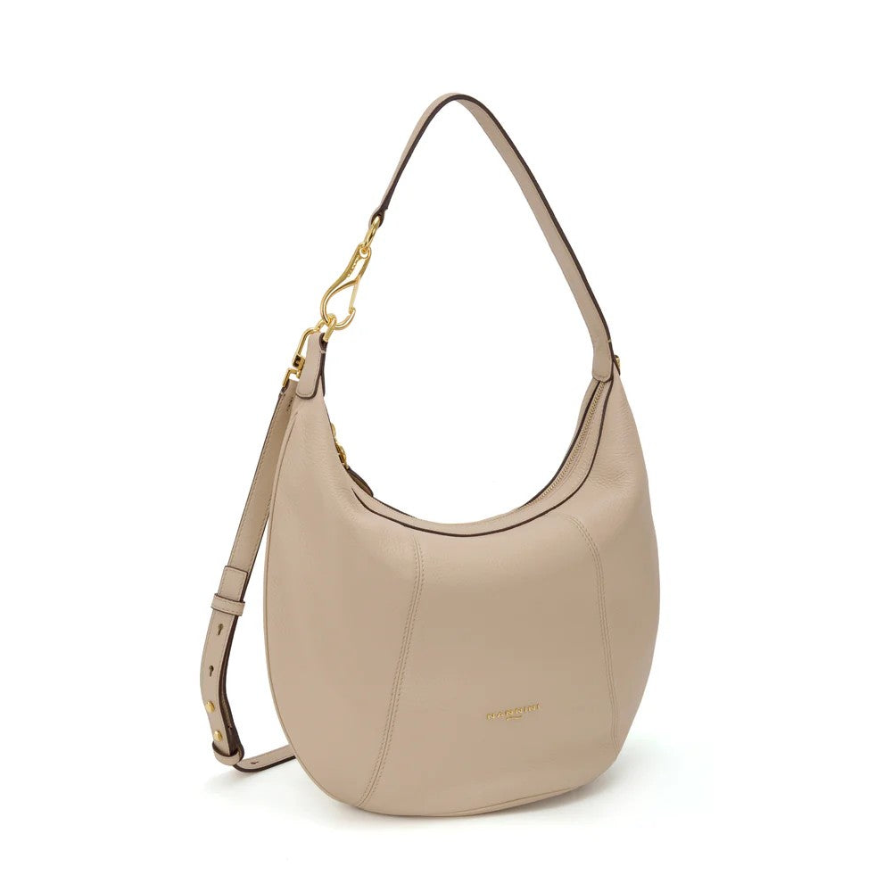 Nannini borsa a spalla in pelle "Filippa" Beige 19120-1.BEIGE