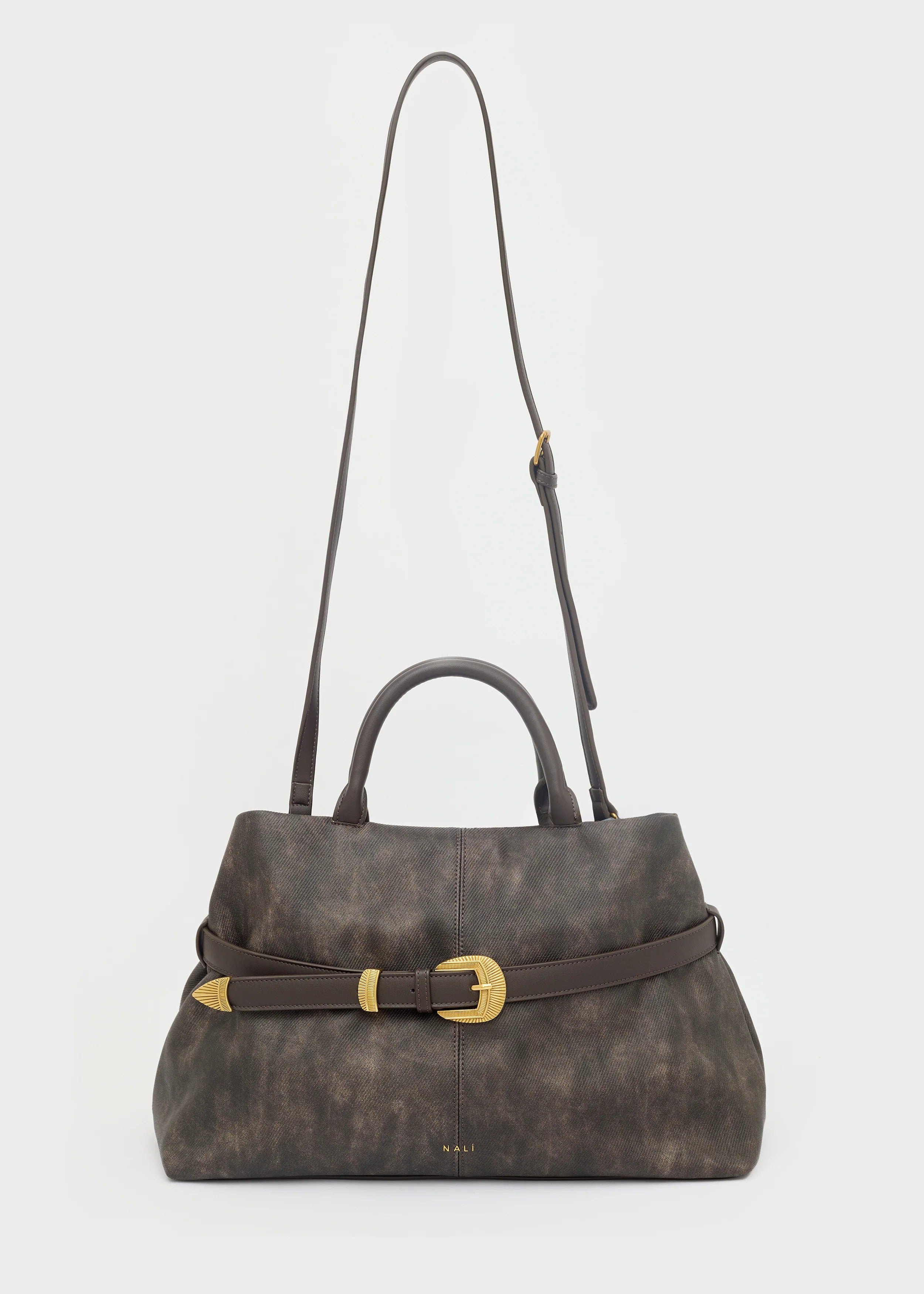 Nalì borsa a mano in ecopelle "Melissa" Marrone ARBS0035.CAFFE'