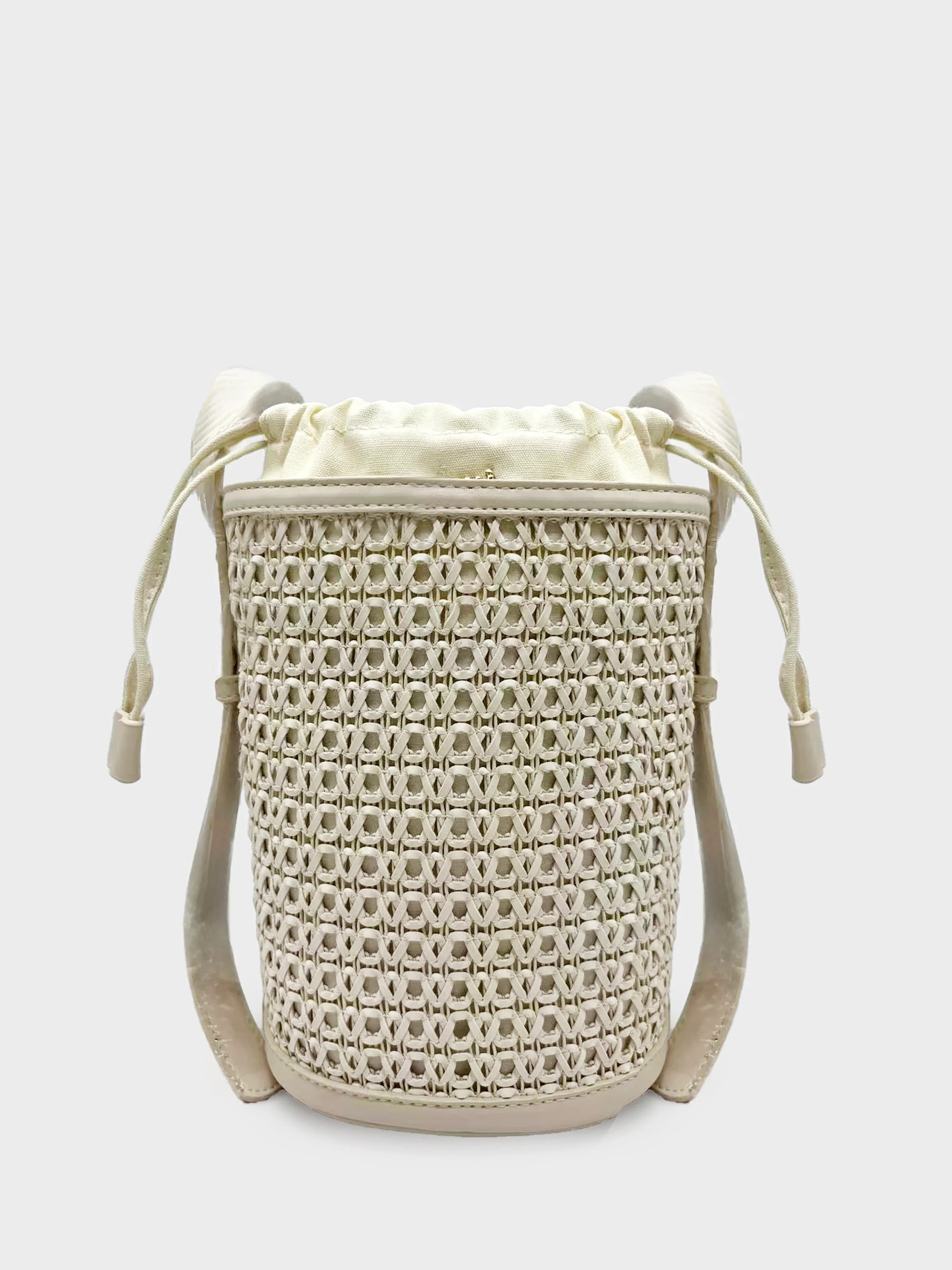 Nalì borsa secchiello in ecopelle "Bilbao" Bianco GMBS0026.BIANCO