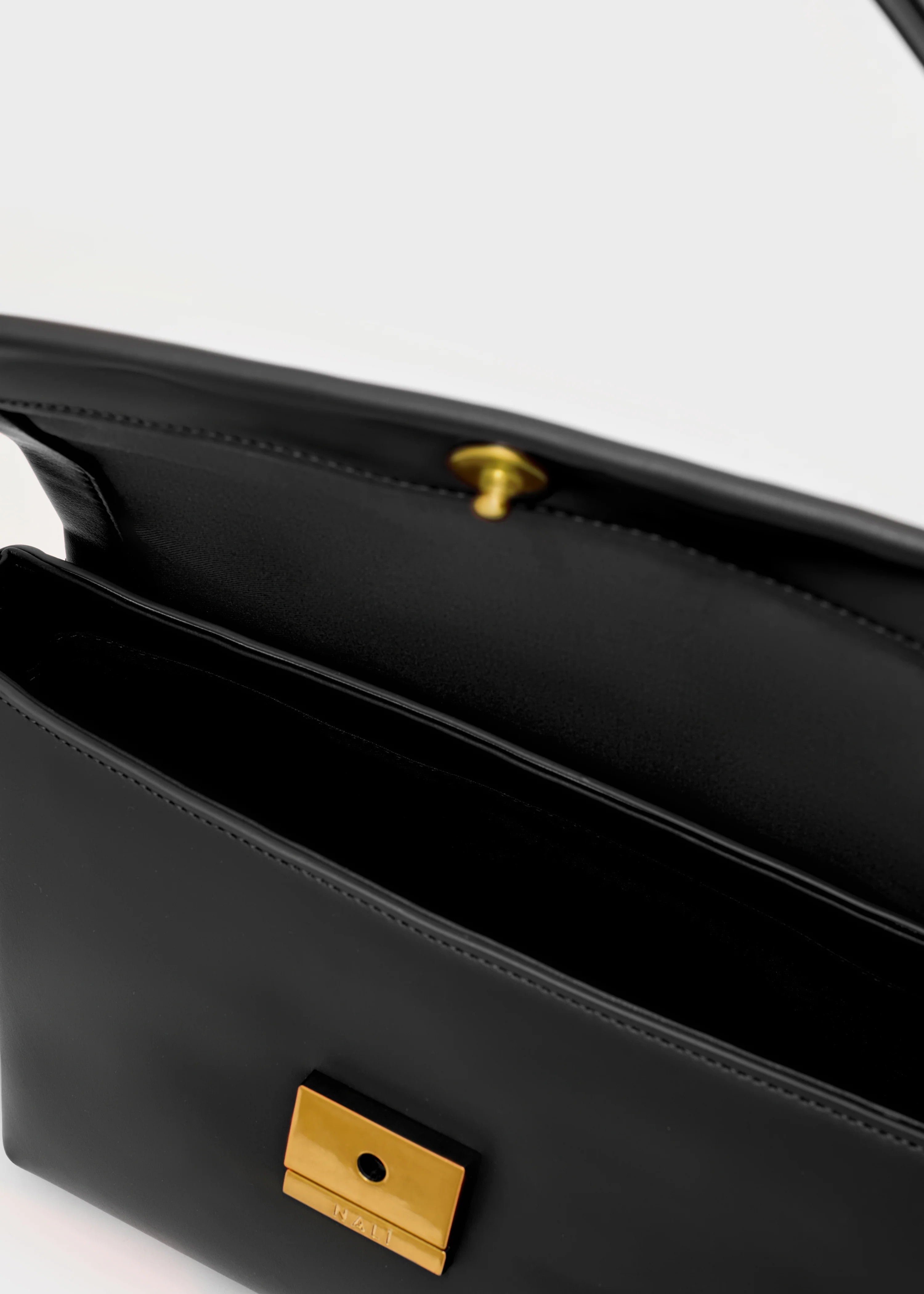 Nalì borsa a spalla in ecopelle "Toledo" Nero GMBS0031.NERO