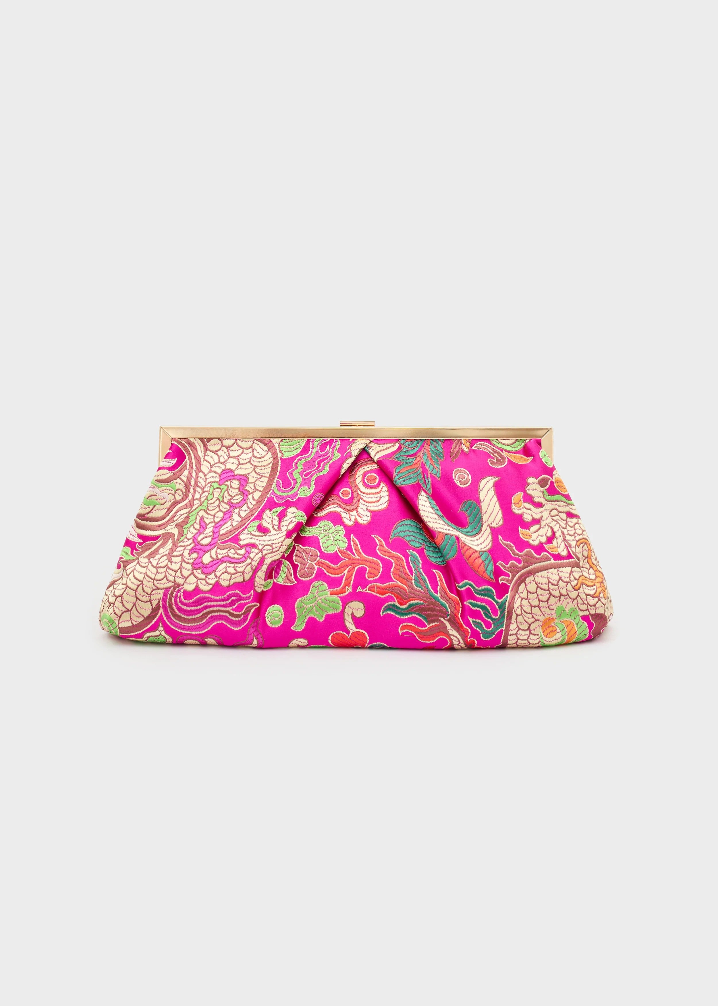 Nalì borsa a mano in tessuto "Ibiza" Fucsia GMPC0049.FUCSIA