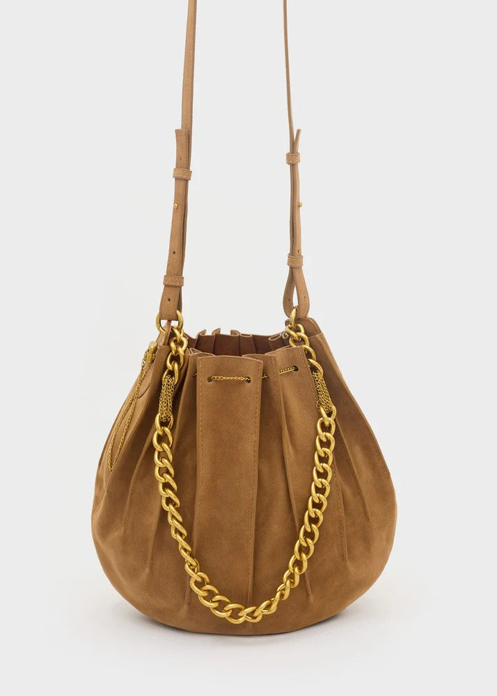 Nalì borsa secchiello in ecopelle "Evissa" Marrone LDBS0154.MARRONE