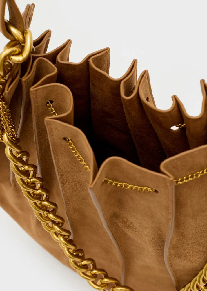 Nalì borsa secchiello in ecopelle "Evissa" Marrone LDBS0154.MARRONE