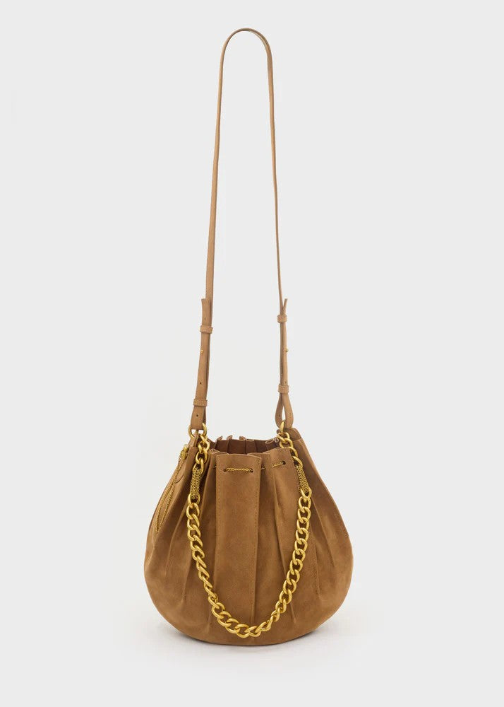 Nalì borsa secchiello in ecopelle "Evissa" Marrone LDBS0154.MARRONE