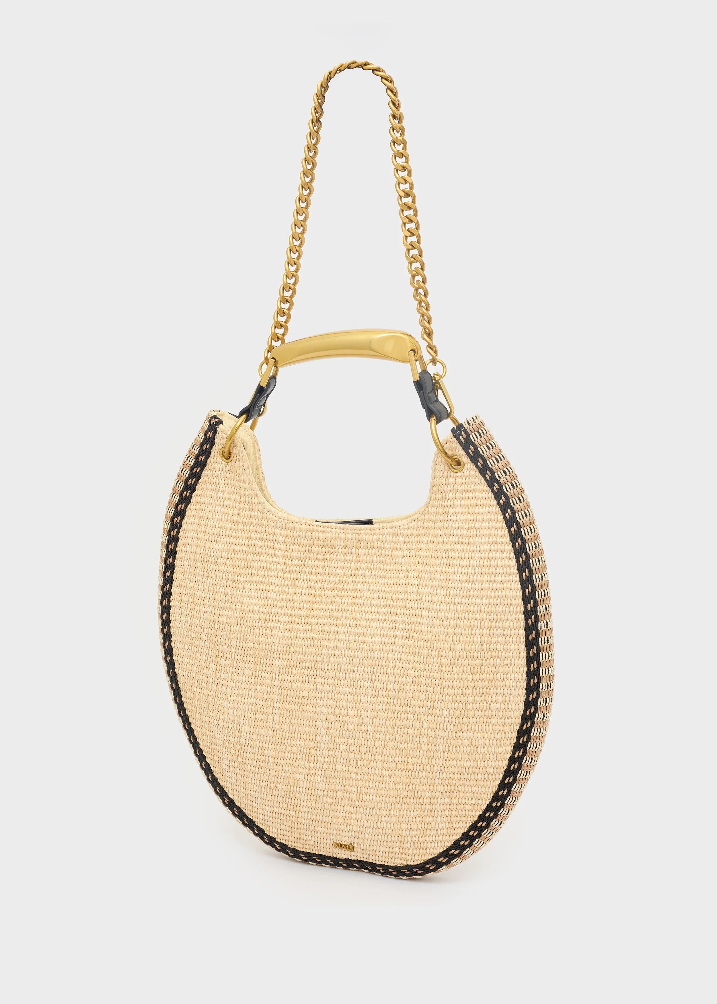 Nalì borsa a mano in paglia "Mallorca" Beige LDBS0160.BEIGE