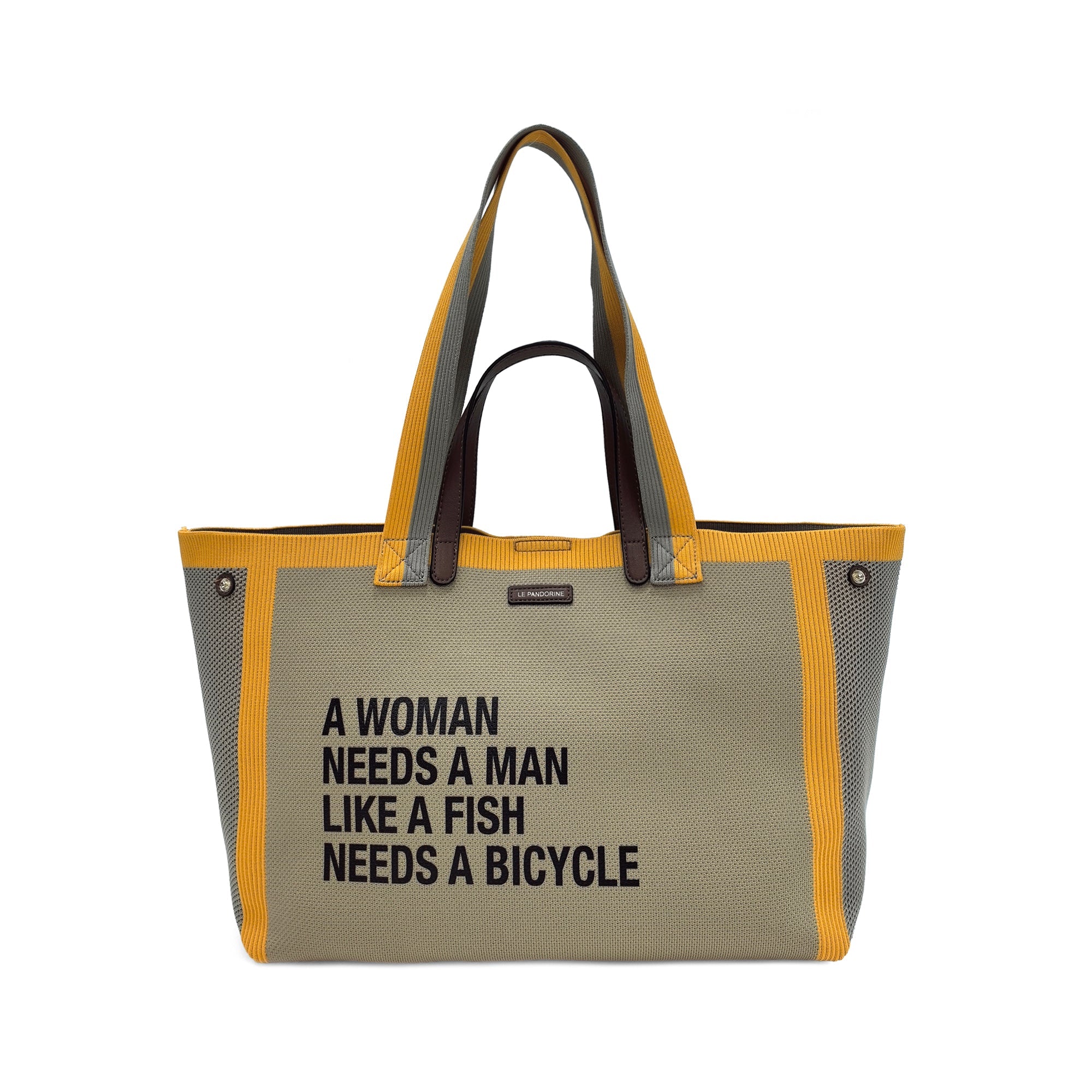 Le Pandorine borsa shopping in tessuto"Charlie" Arancione PS2636B43.ARANCIONE