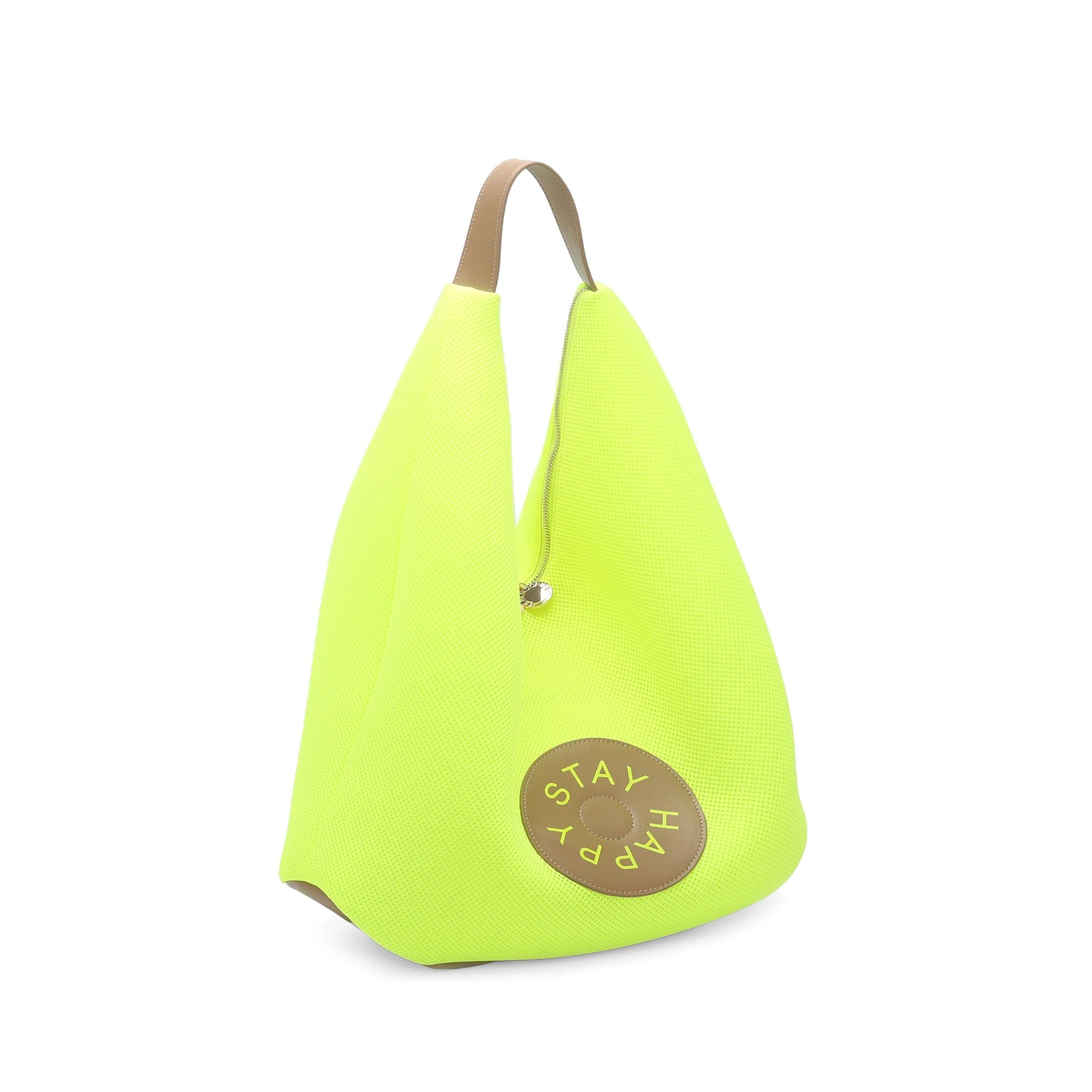 Le Pandorine borsa a spalla in tessuto "Susanna" Giallo PS2618B17.LIME