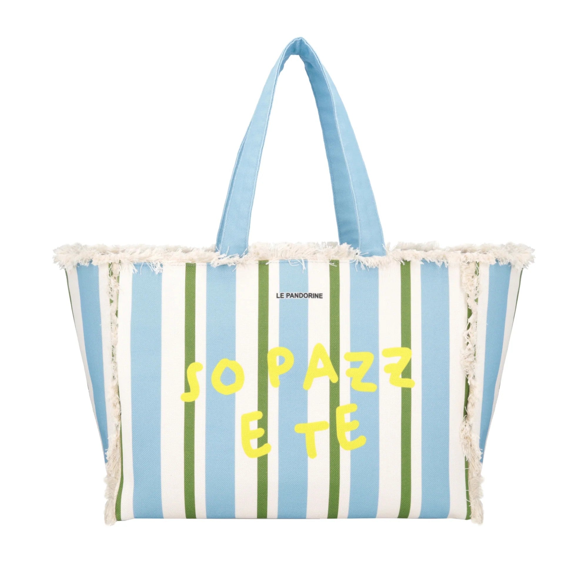Le Pandorine borsa mare in tessuto "Marina" Multicolor PS2635B80.AZZURRO
