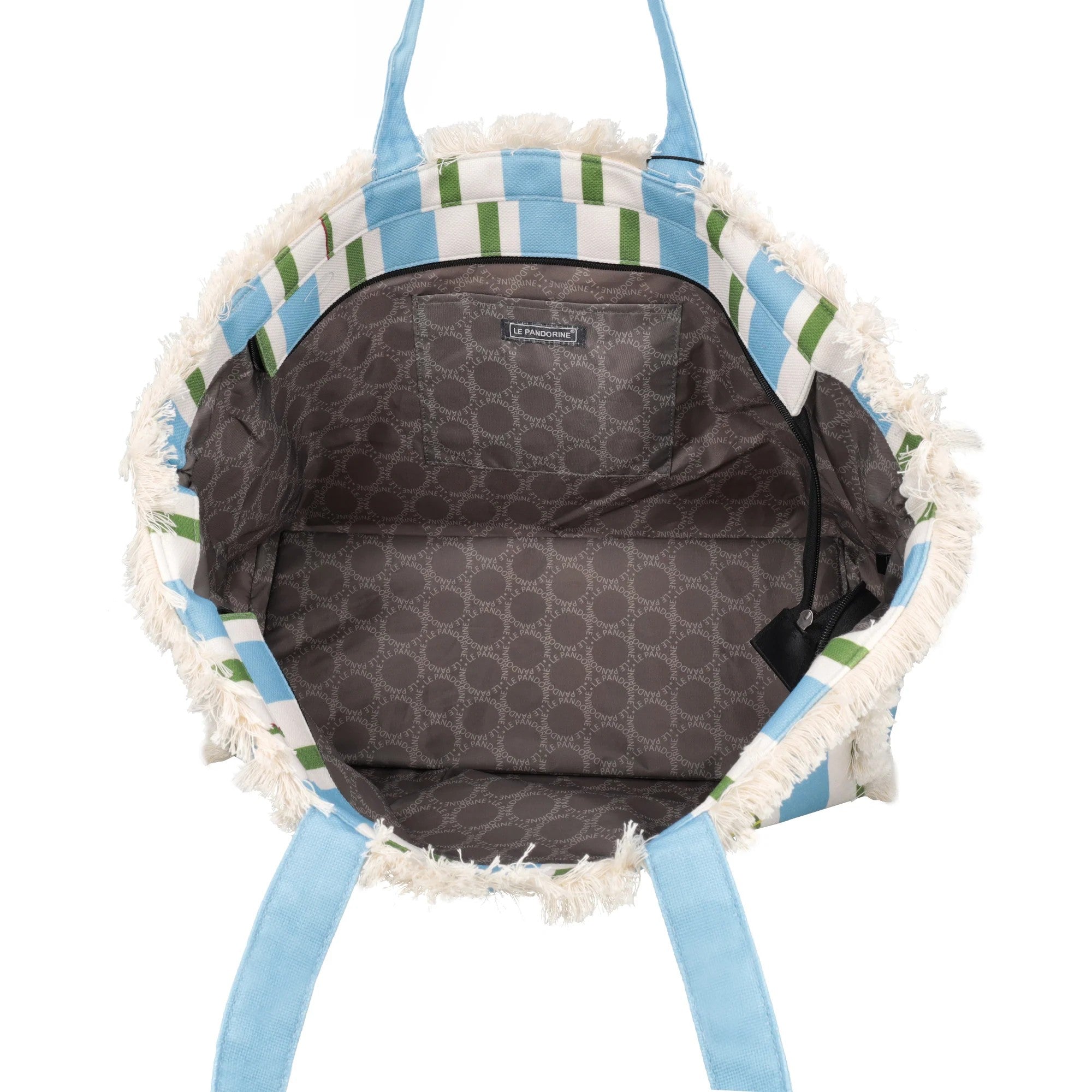 Le Pandorine borsa mare in tessuto "Marina" Multicolor PS2635B80.AZZURRO