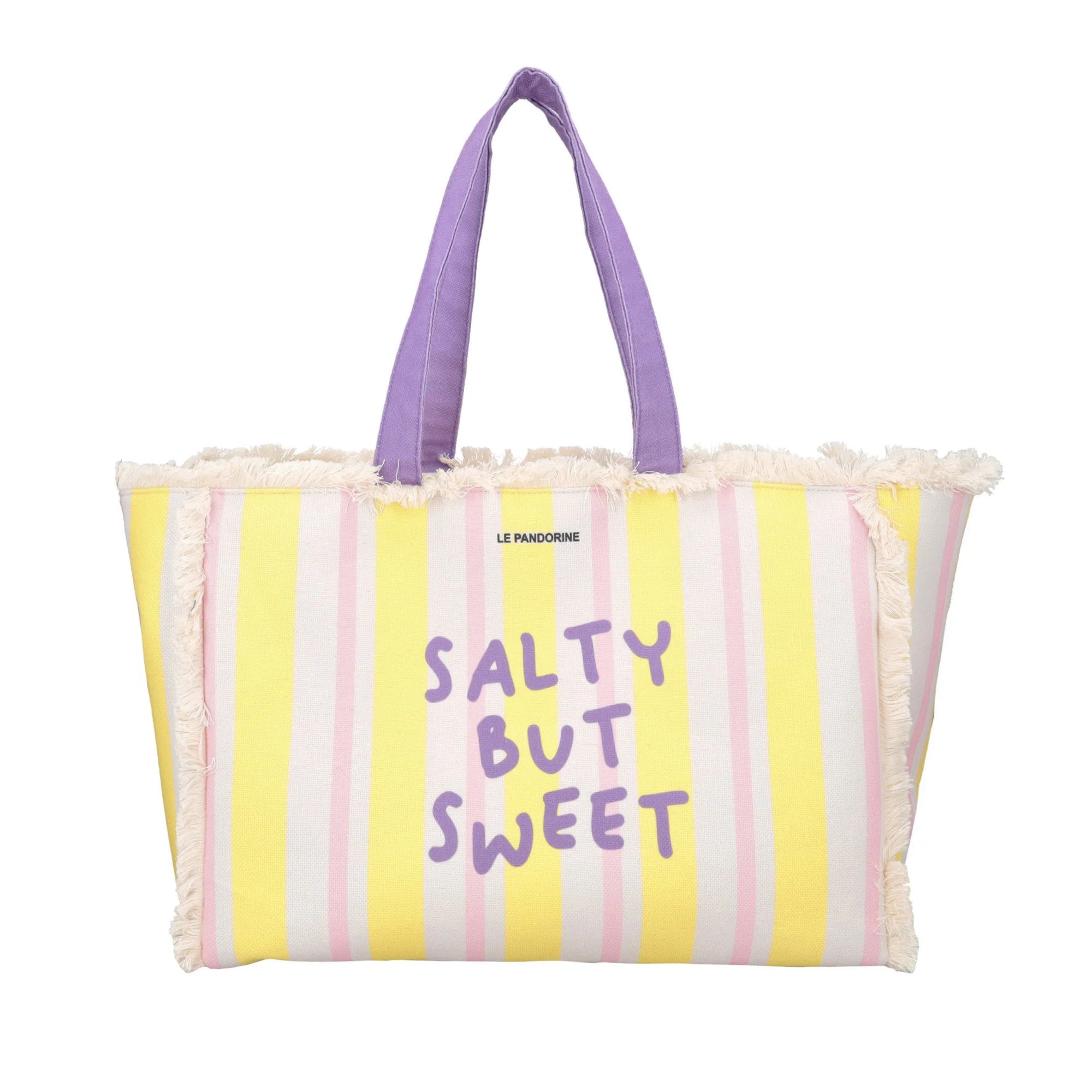 Le Pandorine borsa mare in tessuto "Marina" Multicolor PS2635B80.GIALLO