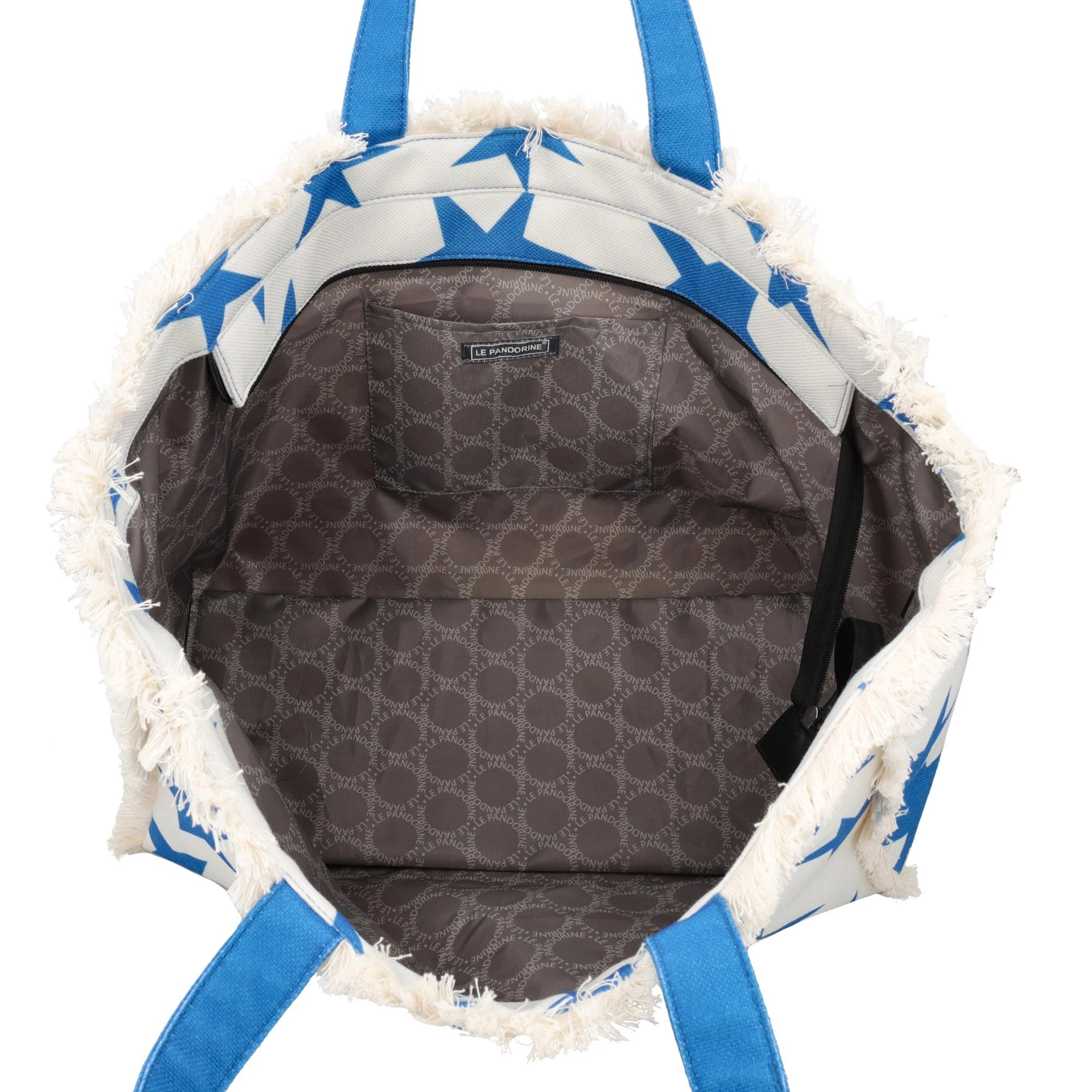 Le Pandorine borsa mare in tessuto "Marina" Multicolor PS2635B80.BIANCO