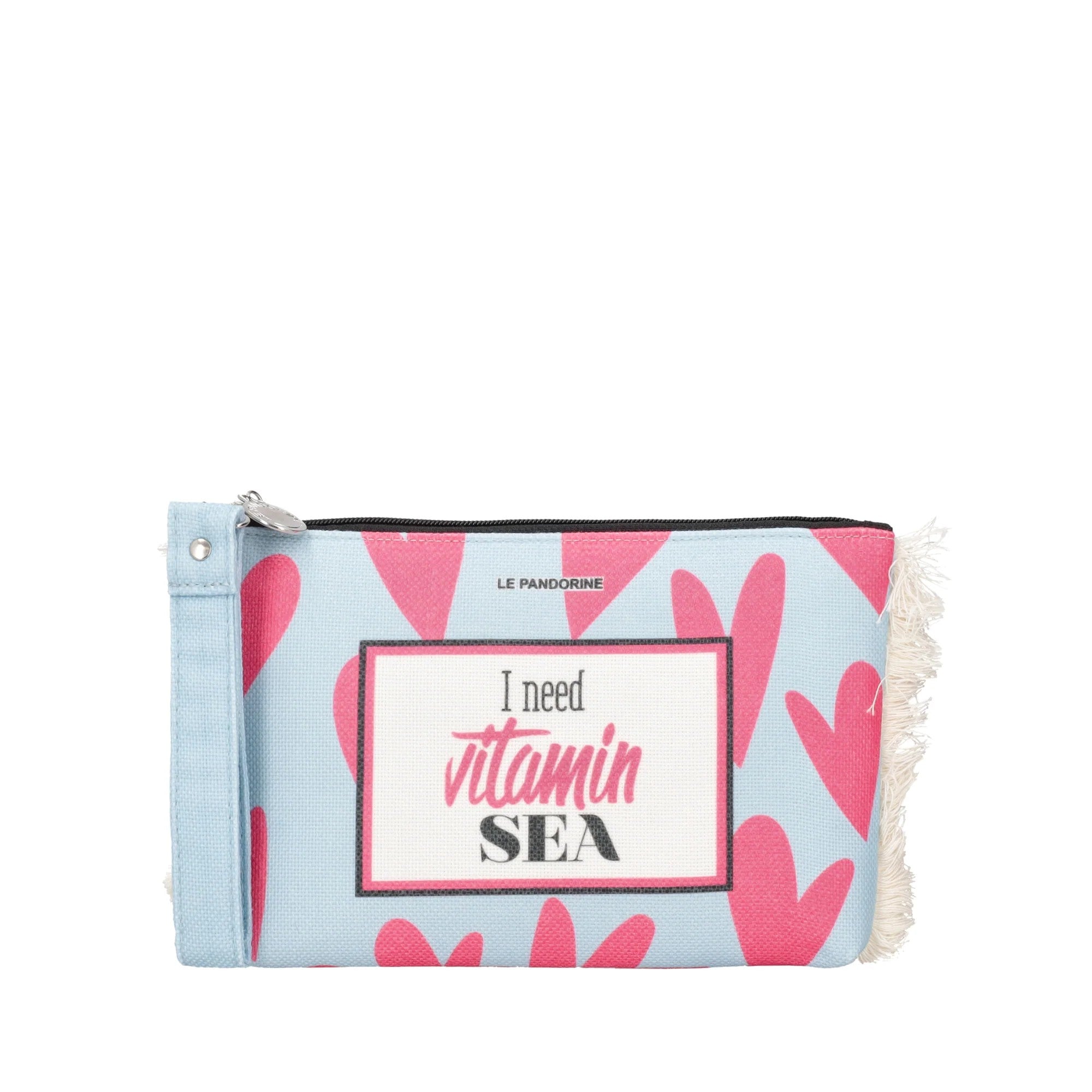 Le Pandorine pochette in tessuto "Marina" Multicolor PS2635B81.FUCSIA