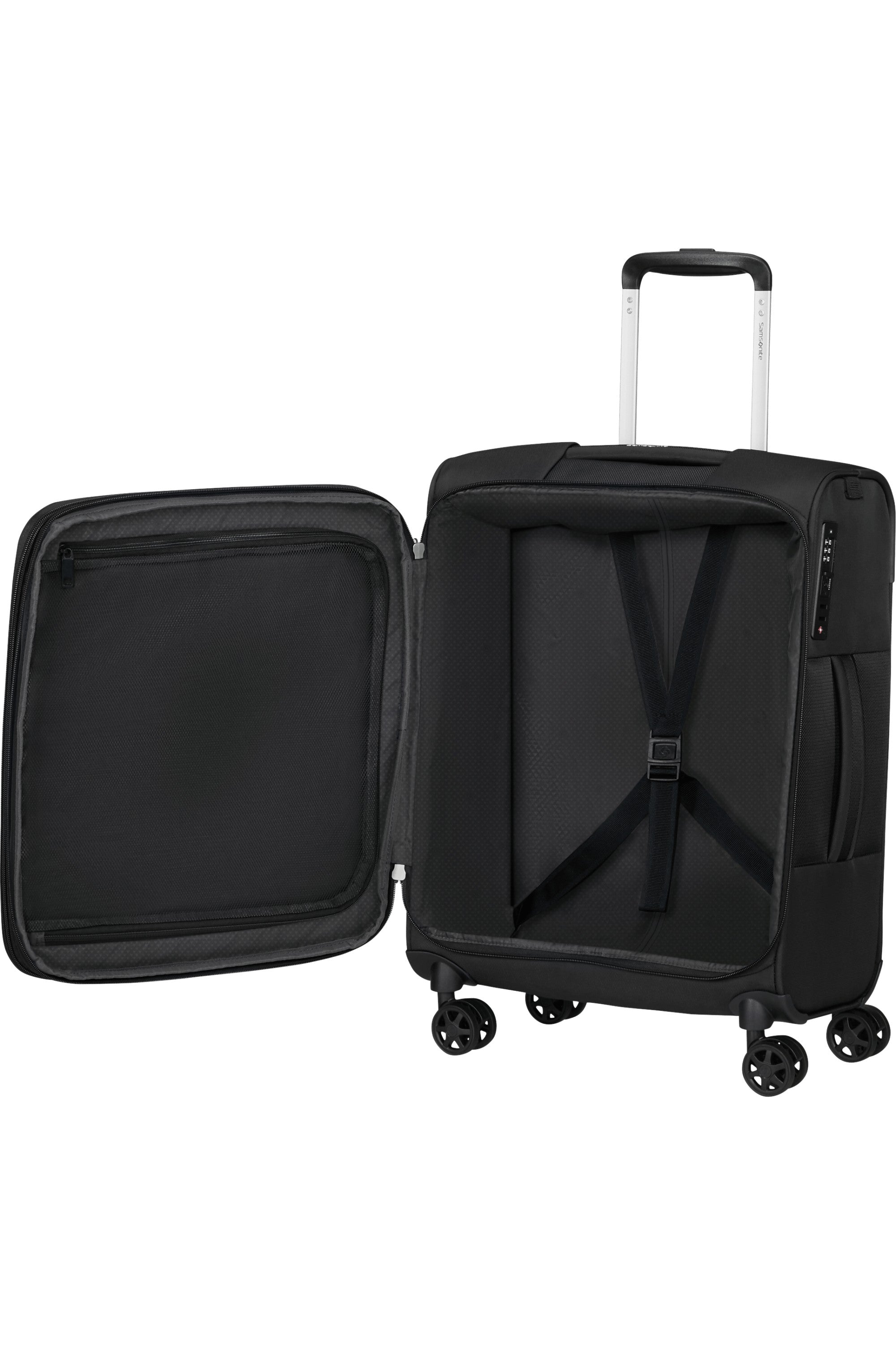 Samsonite trolley cabina in tessuto "Gotwist" Nero 159919.1041 BLACK