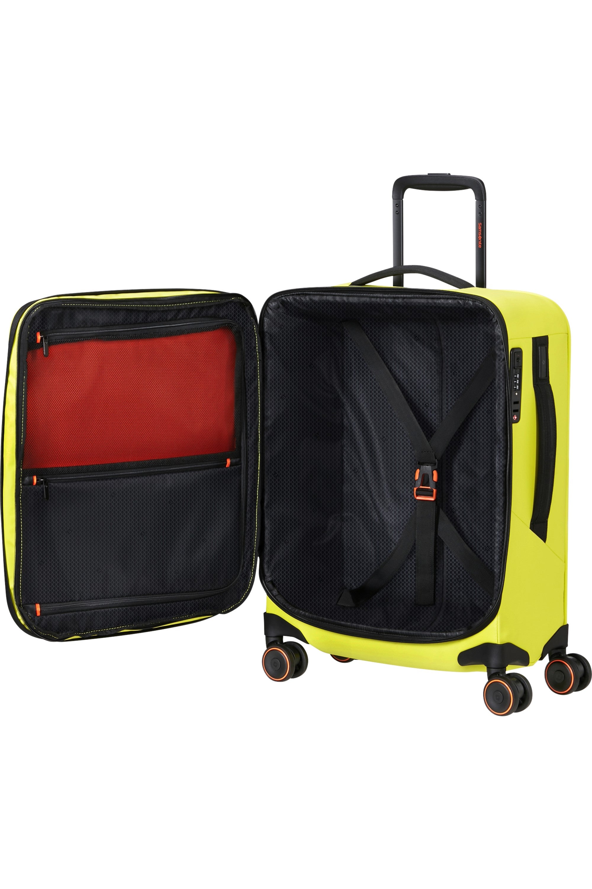 Samsonite trolley cabina in tessuto "Glazed" Giallo 159765.1517 LIME PUNCH