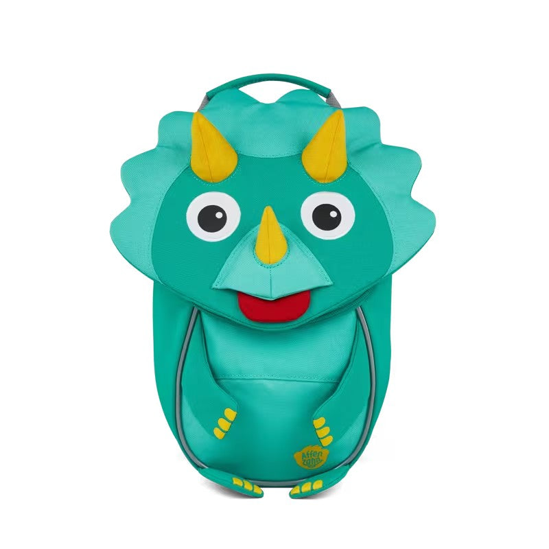 AFFENZAHN zainetto kids in tessuto Verde acqua PICCOLO AMICO.DINOSAURO