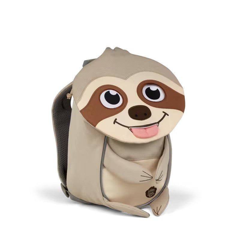 AFFENZAHN zainetto kids in tessuto Beige PICCOLO AMICO.BRADIPO