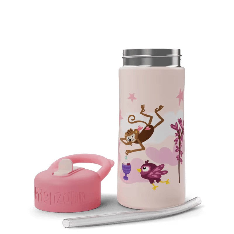 Affenzahn bottiglia in acciaio inox "Fantasy" Rosa BORRACCIA.FANTASY