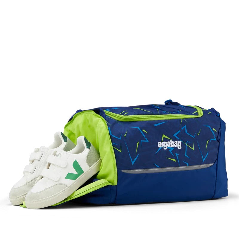 Ergobag borsa per lo sport kids in tessuto Blu 01506.352 FRONT RUNBEAR