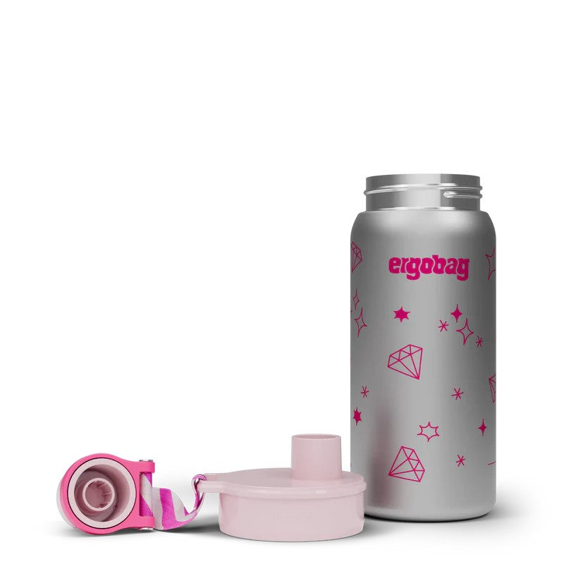 Ergobag borraccia in acciaio inox Rosa 01071.40082 GLITTERY